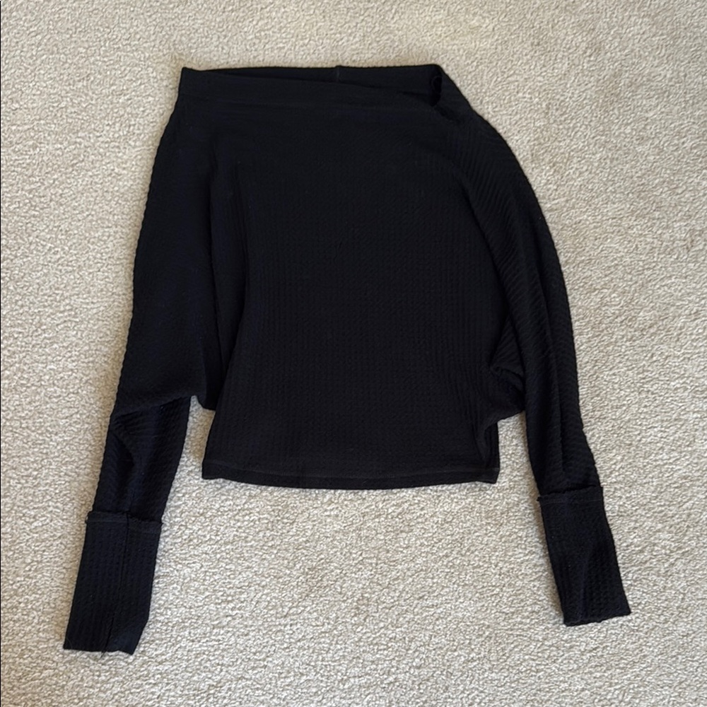 Emory Park Black Long Sleeve Top